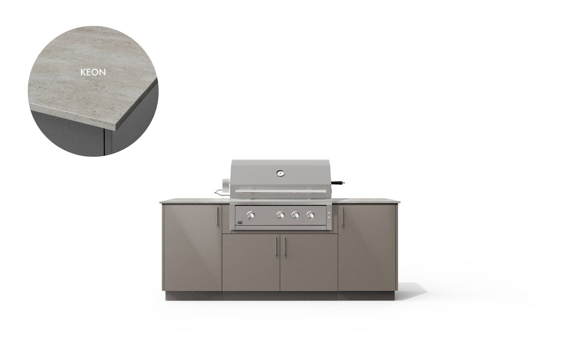 Urban Bonfire Urban Bonfire Sierra 36 Outdoor Kitchen Clay / Keon C-SIERRA36-CL-KEON Barbecue Finished - Gas