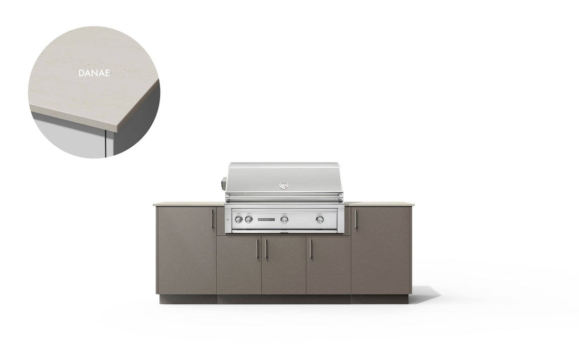 Urban Bonfire Urban Bonfire Sierra 42 Outdoor Kitchen Clay / Danae C-SIERRA42-CL-DANAE Barbecue Finished - Gas