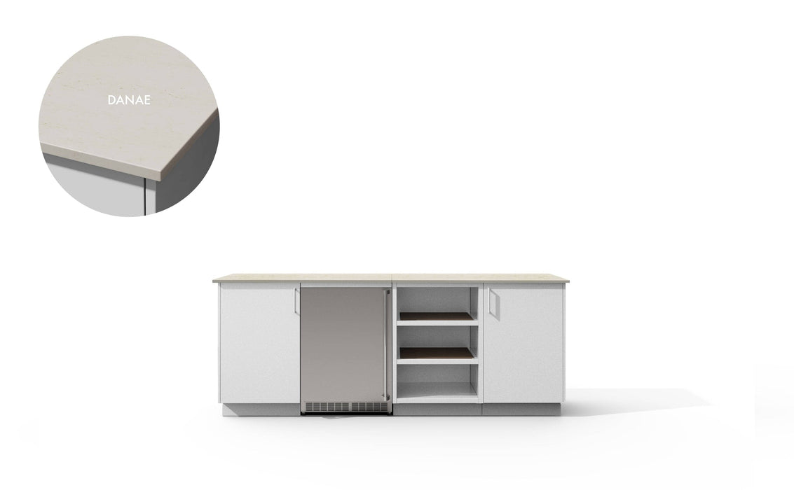 Urban Bonfire Urban Bonfire Skye Outdoor Kitchen Chantilly / Danae C-SKYE-CH-DANAE Barbecue Finished - Gas