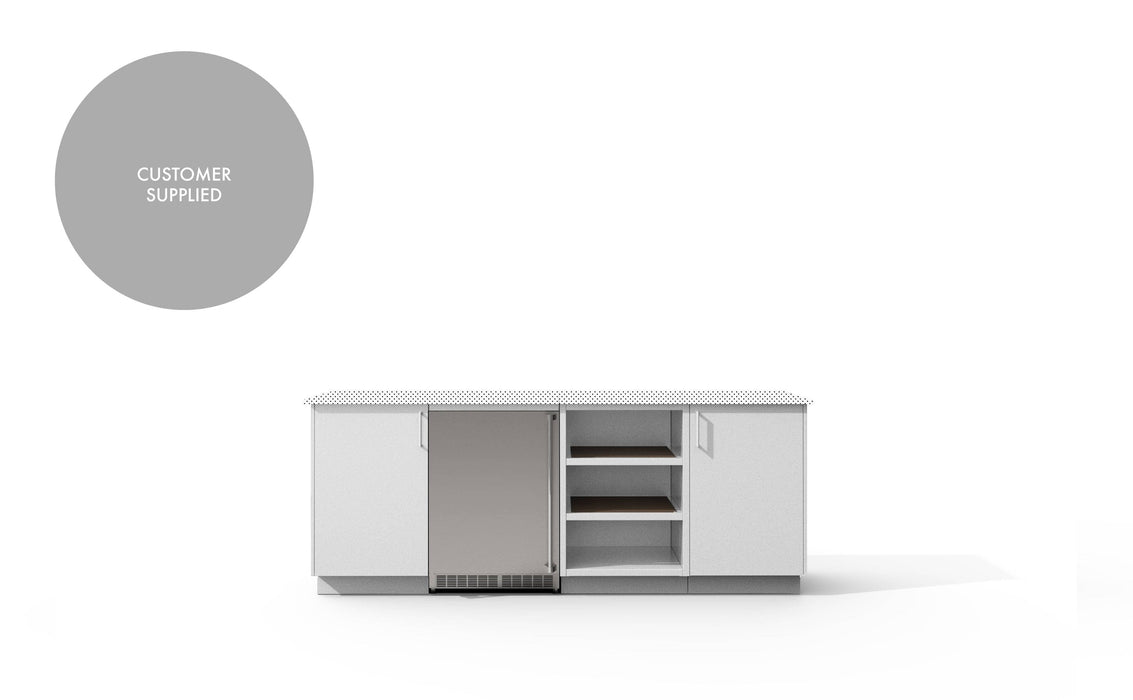 Urban Bonfire Urban Bonfire Skye Outdoor Kitchen Chantilly / I will supply my own countertop C-SKYE-CH Barbecue Finished - Gas