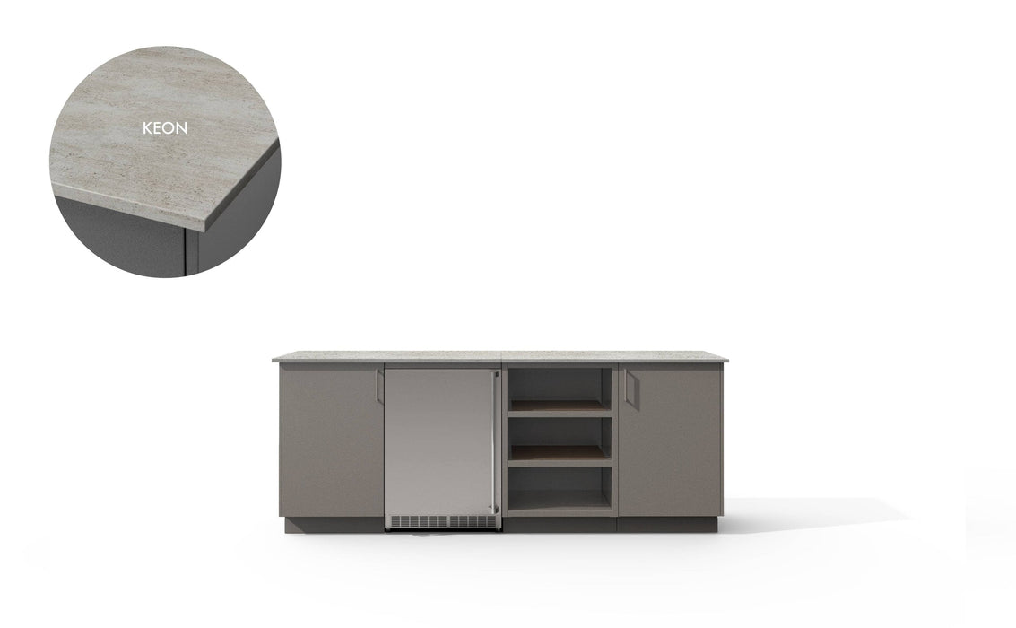 Urban Bonfire Urban Bonfire Skye Outdoor Kitchen Clay / Keon C-SKYE-CL-KEON Barbecue Finished - Gas