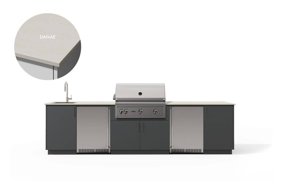 Urban Bonfire Urban Bonfire Soho 36 Outdoor Kitchen Anthracite / Danae C-SOHO36-AN-DANAE Barbecue Finished - Gas