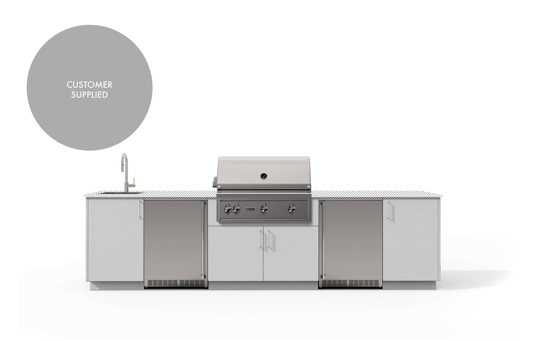 Urban Bonfire Urban Bonfire Soho 36 Outdoor Kitchen Chantilly / I will supply my own countertop C-SOHO36-CH Barbecue Finished - Gas