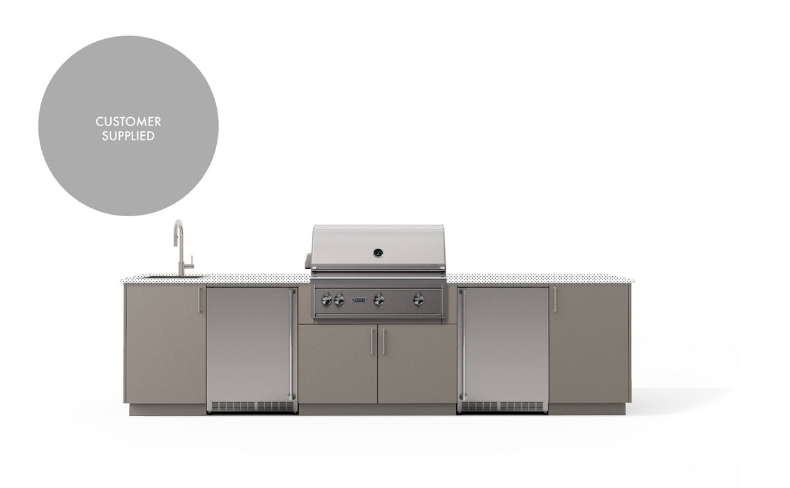Urban Bonfire Urban Bonfire Soho 36 Outdoor Kitchen Clay / I will supply my own countertop C-SOHO36-CL Barbecue Finished - Gas