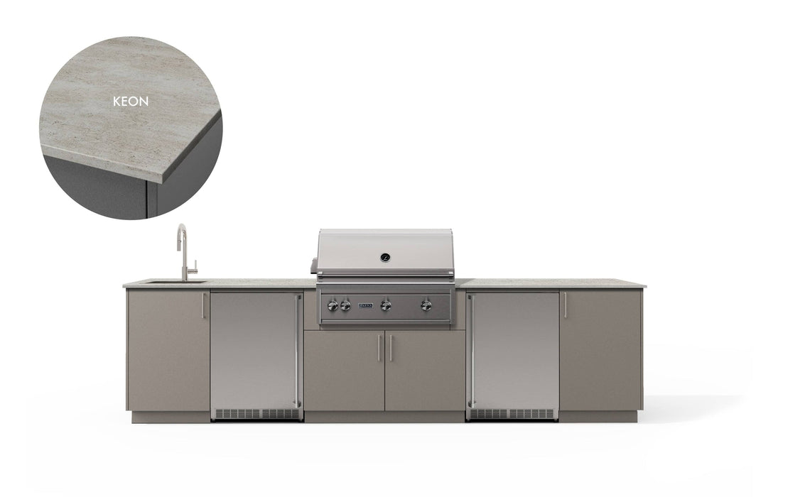 Urban Bonfire Urban Bonfire Soho 36 Outdoor Kitchen Clay / Keon C-SOHO36-CL-KEON Barbecue Finished - Gas