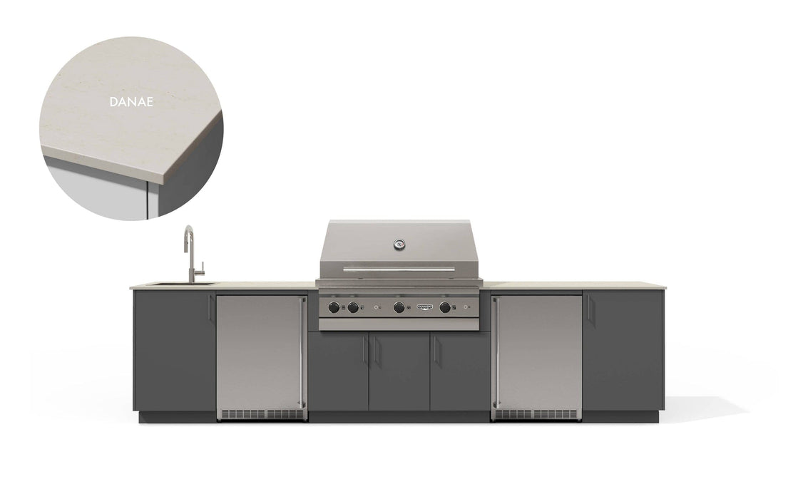 Urban Bonfire Urban Bonfire Soho 42 Outdoor Kitchen Anthracite / Danae C-SOHO42-AN-DANAE Barbecue Finished - Gas