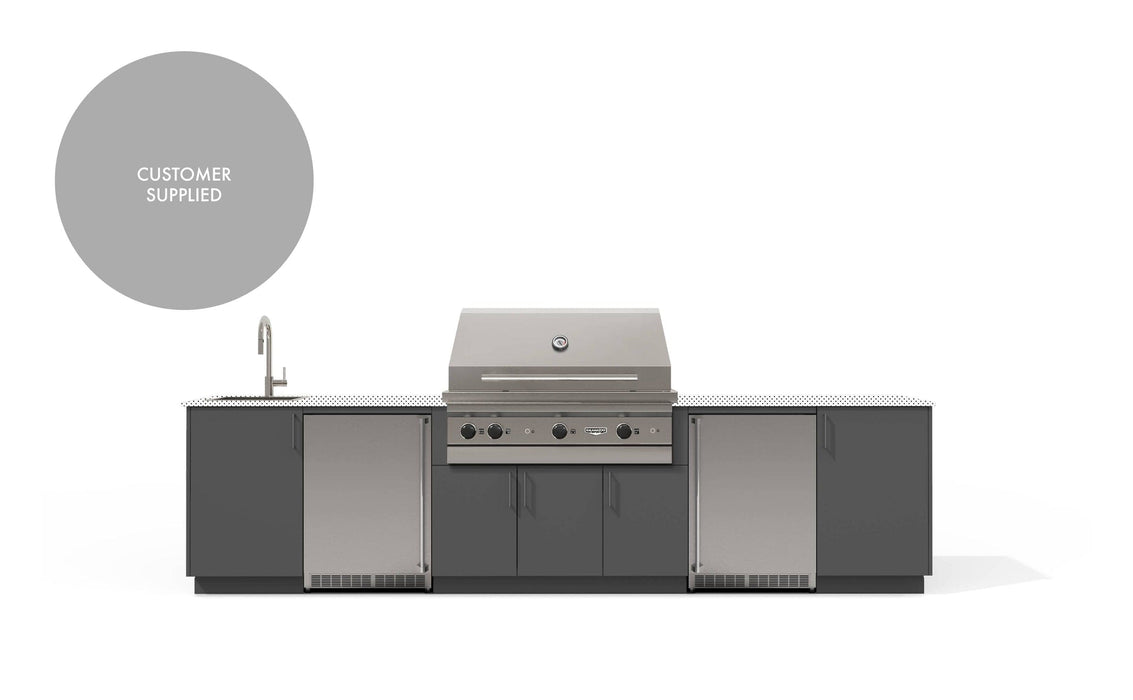 Urban Bonfire Urban Bonfire Soho 42 Outdoor Kitchen Anthracite / I will supply my own countertop C-SOHO42-AN Barbecue Finished - Gas