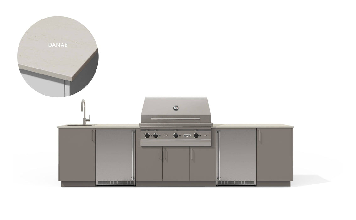 Urban Bonfire Urban Bonfire Soho 42 Outdoor Kitchen Clay / Danae C-SOHO42-CL-DANAE Barbecue Finished - Gas