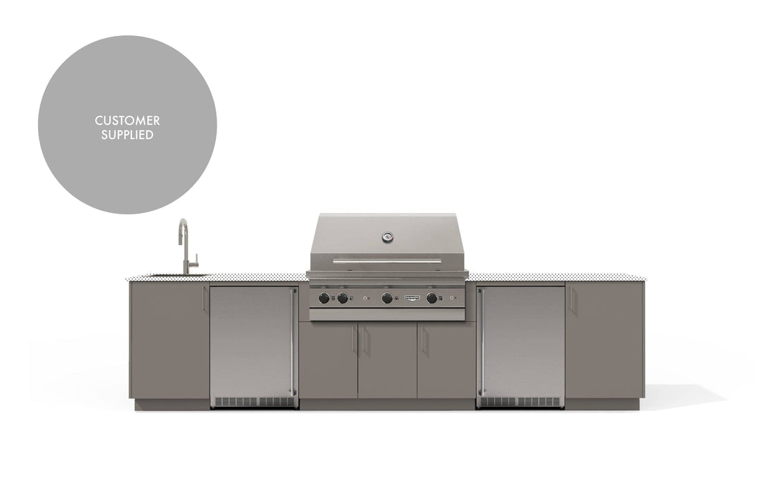 Urban Bonfire Urban Bonfire Soho 42 Outdoor Kitchen Clay / I will supply my own countertop C-SOHO42-CL Barbecue Finished - Gas