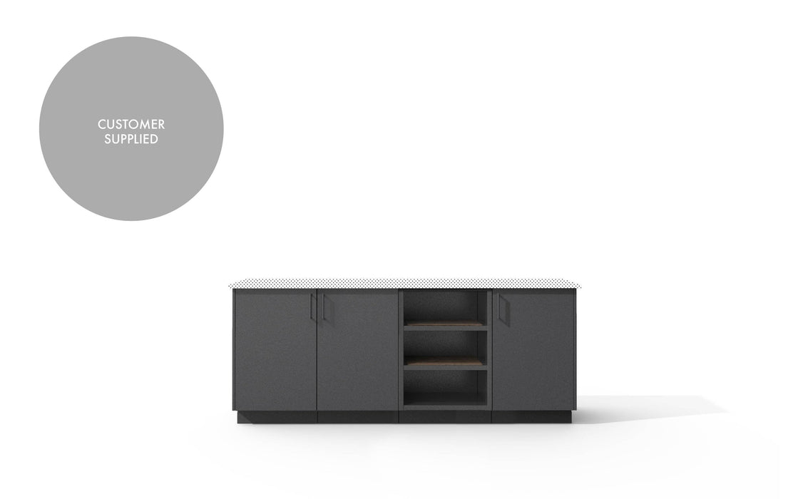Urban Bonfire Urban Bonfire Solstice Outdoor Kitchen Anthracite / I will supply my own countertop C-SOLSTICE-AN Barbecue Finished - Gas