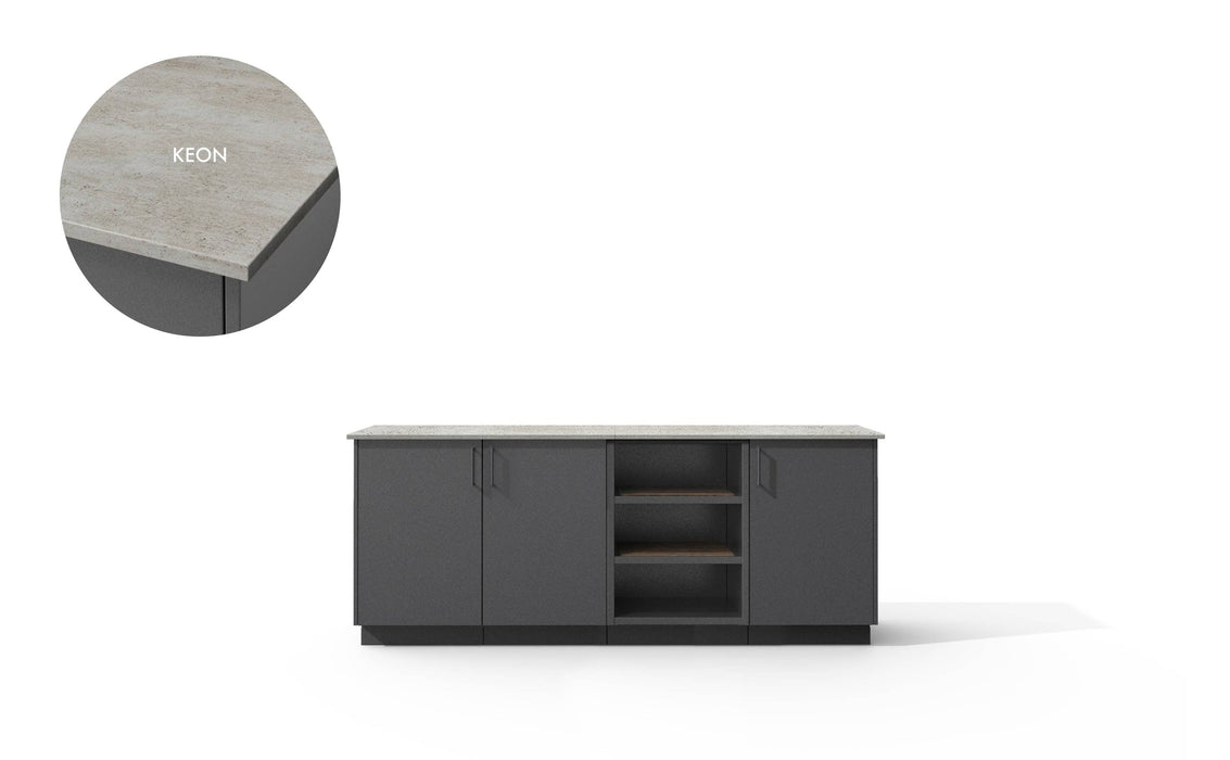 Urban Bonfire Urban Bonfire Solstice Outdoor Kitchen Anthracite / Keon C-SOLSTICE-AN-KEON Barbecue Finished - Gas
