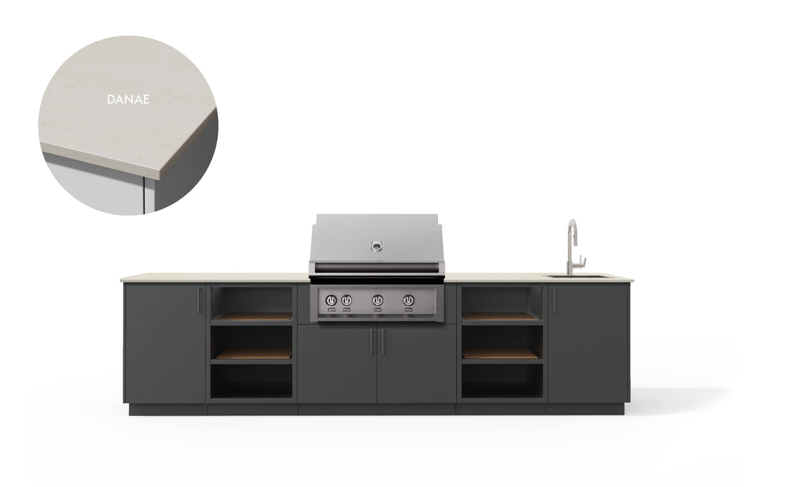Urban Bonfire Urban Bonfire Stratus 36 Outdoor Kitchen Anthracite / Danae C-STRATUS36-AN-DANAE Barbecue Finished - Gas