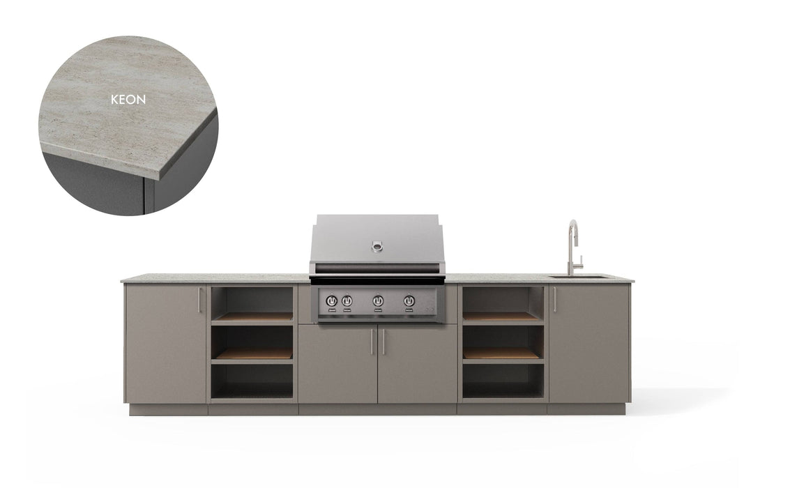 Urban Bonfire Urban Bonfire Stratus 36 Outdoor Kitchen Clay / Keon C-STRATUS36-CL-KEON Barbecue Finished - Gas