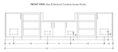 Urban Bonfire Urban Bonfire Stratus 42 Outdoor Kitchen Barbecue Finished - Gas