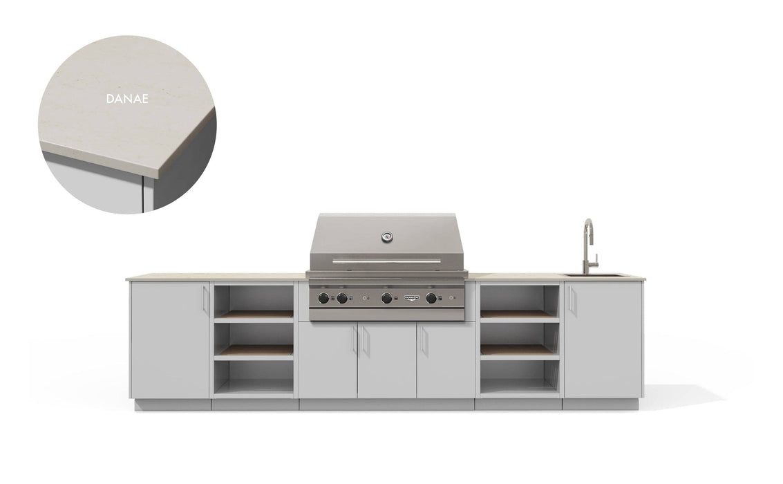 Urban Bonfire Urban Bonfire Stratus 42 Outdoor Kitchen Chantilly / Danae C-STRATUS42-CH-DANAE Barbecue Finished - Gas