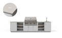 Urban Bonfire Urban Bonfire Stratus 42 Outdoor Kitchen Chantilly / Danae C-STRATUS42-CH-DANAE Barbecue Finished - Gas
