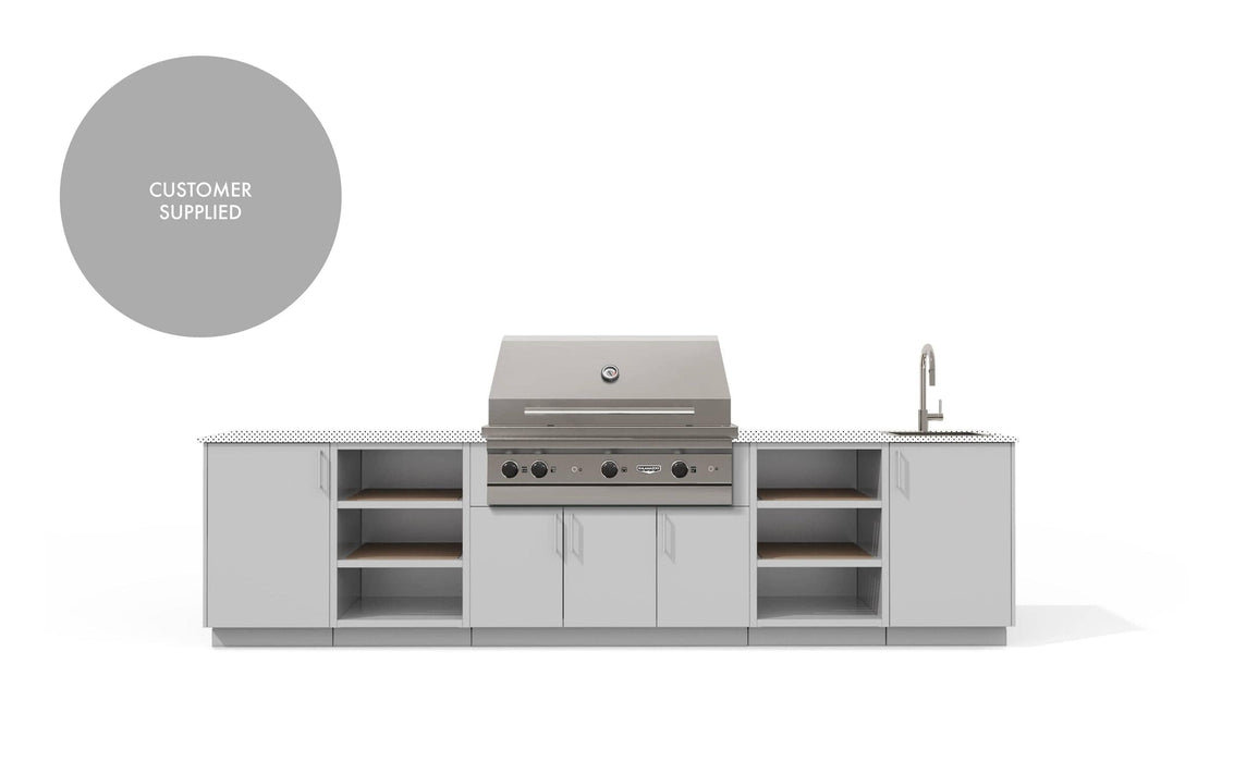 Urban Bonfire Urban Bonfire Stratus 42 Outdoor Kitchen Chantilly / I will supply my own countertop C-STRATUS42-CH Barbecue Finished - Gas