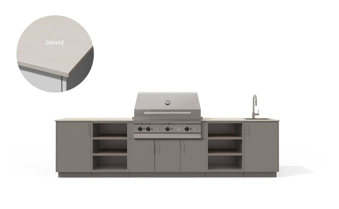 Urban Bonfire Urban Bonfire Stratus 42 Outdoor Kitchen Clay / Danae C-STRATUS42-CL-DANAE Barbecue Finished - Gas