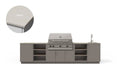 Urban Bonfire Urban Bonfire Stratus 42 Outdoor Kitchen Clay / Danae C-STRATUS42-CL-DANAE Barbecue Finished - Gas