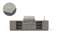 Urban Bonfire Urban Bonfire Stratus 42 Outdoor Kitchen Clay / Keon C-STRATUS42-CL-KEON Barbecue Finished - Gas