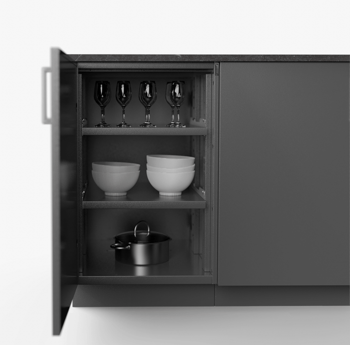 Urban Bonfire Urban Bonfire Tahoe 36 Outdoor Kitchen Barbecue Finished - Gas