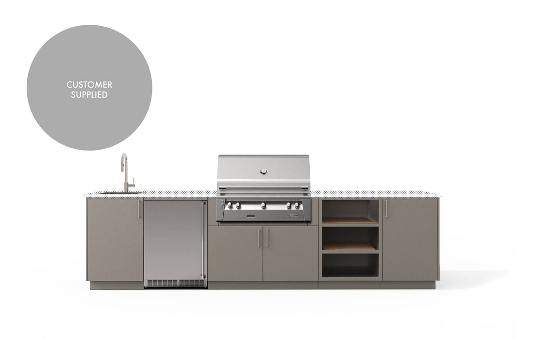 Urban Bonfire Urban Bonfire Tahoe 36 Outdoor Kitchen Clay / I will supply my own countertop C-TAHOE36-CL Barbecue Finished - Gas