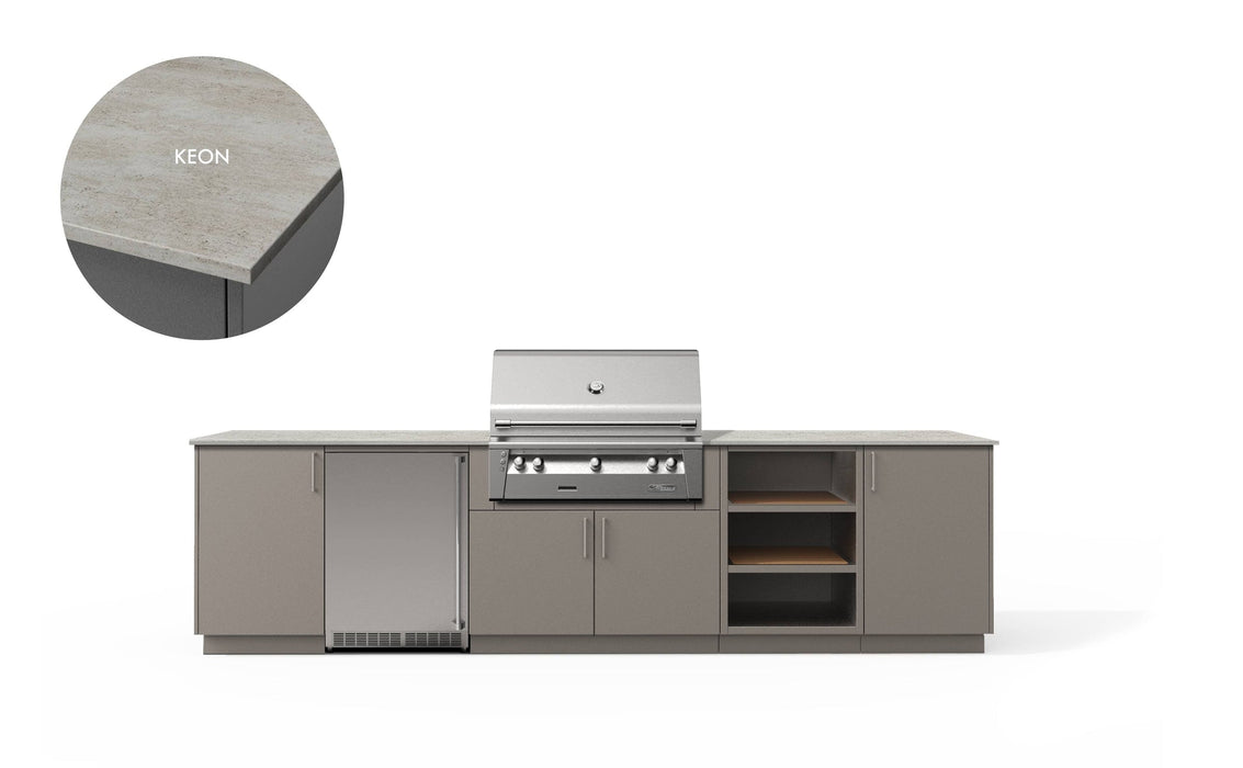Urban Bonfire Urban Bonfire TAÏGA 36 Outdoor Kitchen Clay / Keon C-TAIGA36-CL-KEON Barbecue Finished - Gas