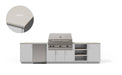 Urban Bonfire Urban Bonfire TAÏGA 42 Outdoor Kitchen Chantilly / Danae C-TAIGA42-CH-DANAE Barbecue Finished - Gas