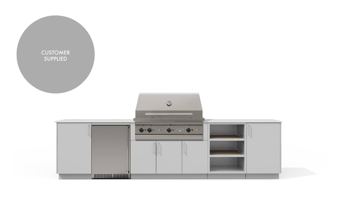 Urban Bonfire Urban Bonfire TAÏGA 42 Outdoor Kitchen Chantilly / I will supply my own countertop C-TAIGA42-CH Barbecue Finished - Gas