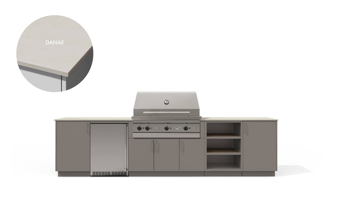 Urban Bonfire Urban Bonfire TAÏGA 42 Outdoor Kitchen Clay / Danae C-TAIGA42-CL-DANAE Barbecue Finished - Gas