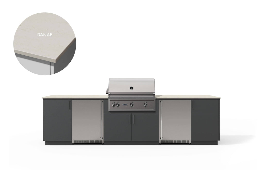 Urban Bonfire Urban Bonfire Tundra 36 Outdoor Kitchen Anthracite / Danae C-TUNDRA36-AN-DANAE Barbecue Finished - Gas