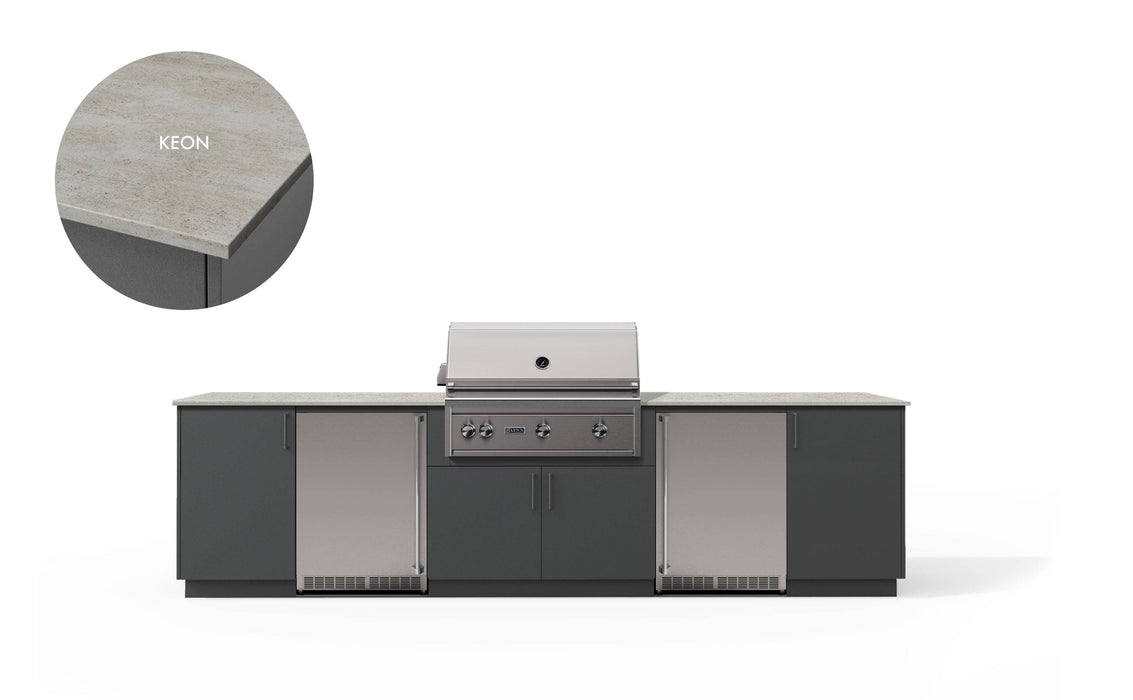 Urban Bonfire Urban Bonfire Tundra 36 Outdoor Kitchen Anthracite / Keon C-TUNDRA36-AN-KEON Barbecue Finished - Gas