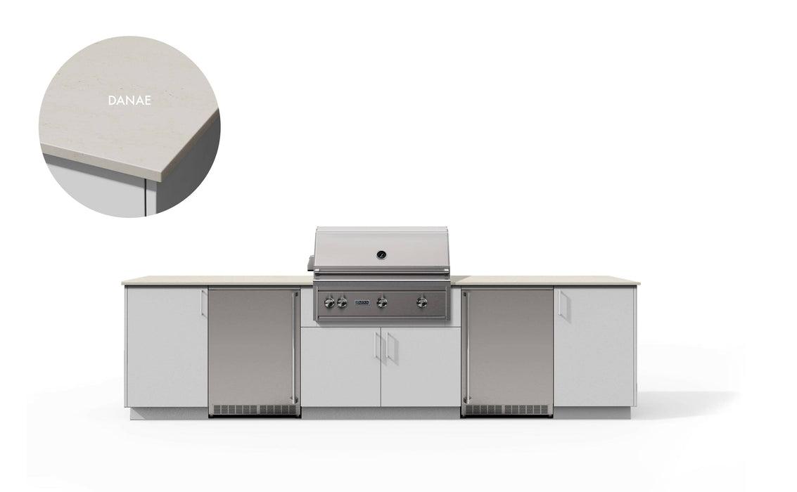 Urban Bonfire Urban Bonfire Tundra 36 Outdoor Kitchen Chantilly / Danae C-TUNDRA36-CH-DANAE Barbecue Finished - Gas