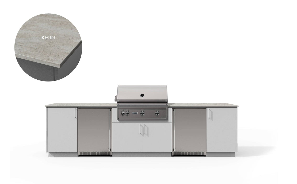 Urban Bonfire Urban Bonfire Tundra 36 Outdoor Kitchen Chantilly / Keon C-TUNDRA36-CH-KEON Barbecue Finished - Gas