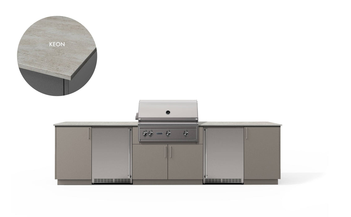 Urban Bonfire Urban Bonfire Tundra 36 Outdoor Kitchen Clay / Keon C-TUNDRA36-CL-KEON Barbecue Finished - Gas
