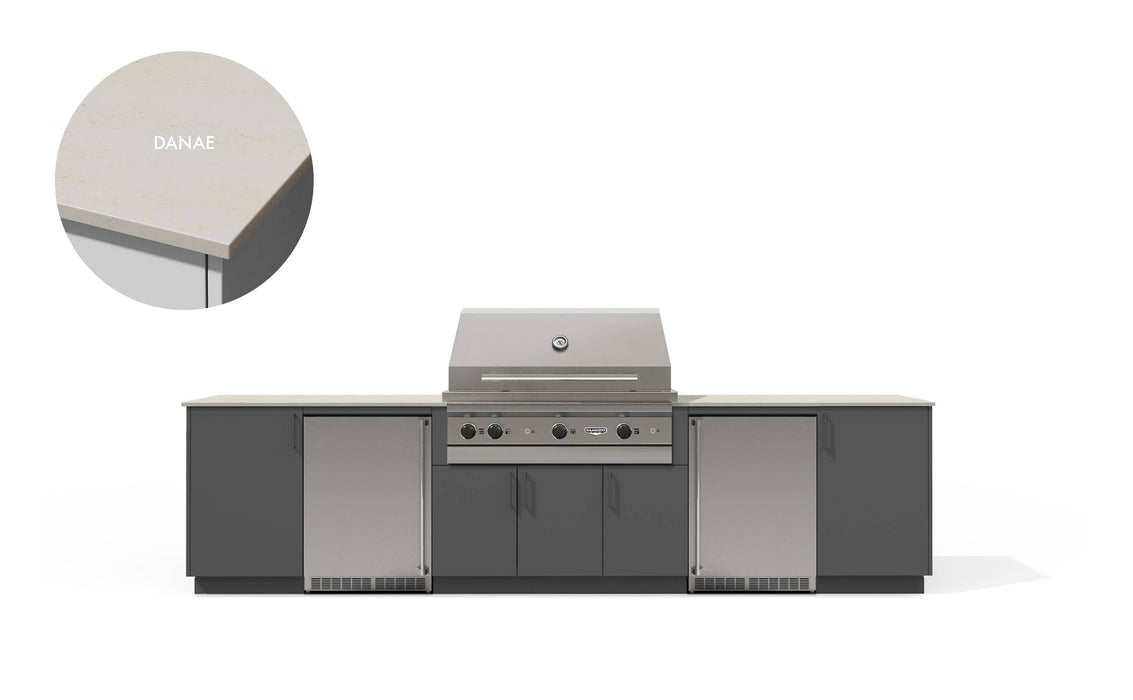 Urban Bonfire Urban Bonfire Tundra 42 Outdoor Kitchen Anthracite / Danae C-TUNDRA42-AN-DANAE Barbecue Finished - Gas