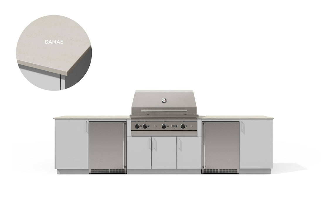 Urban Bonfire Urban Bonfire Tundra 42 Outdoor Kitchen Chantilly / Danae C-TUNDRA42-CH-DANAE Barbecue Finished - Gas