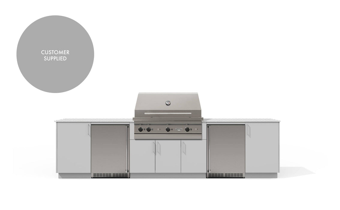 Urban Bonfire Urban Bonfire Tundra 42 Outdoor Kitchen Chantilly / I wiil supply my own countertop C-TUNDRA42-CH Barbecue Finished - Gas