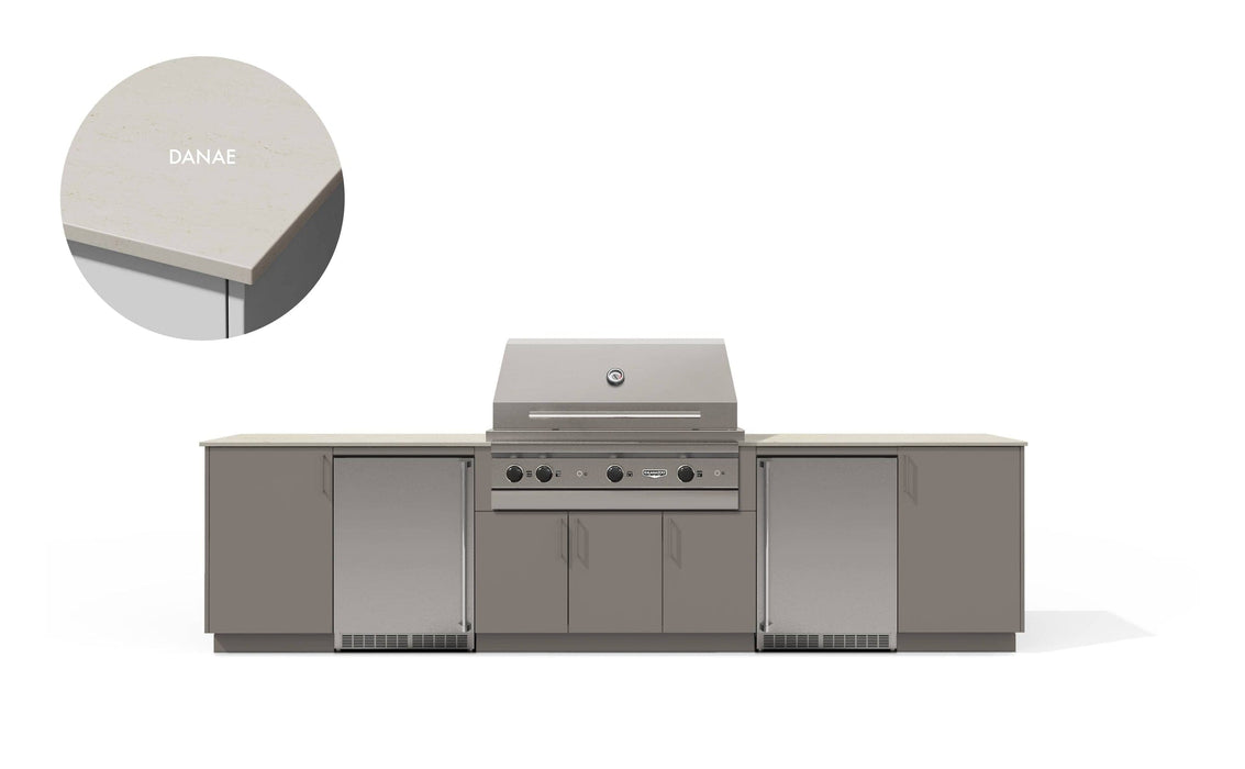 Urban Bonfire Urban Bonfire Tundra 42 Outdoor Kitchen Clay / Danae C-TUNDRA42-CL-DANAE Barbecue Finished - Gas