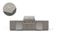 Urban Bonfire Urban Bonfire Tundra 42 Outdoor Kitchen Clay / Keon C-TUNDRA42-CL-KEON Barbecue Finished - Gas