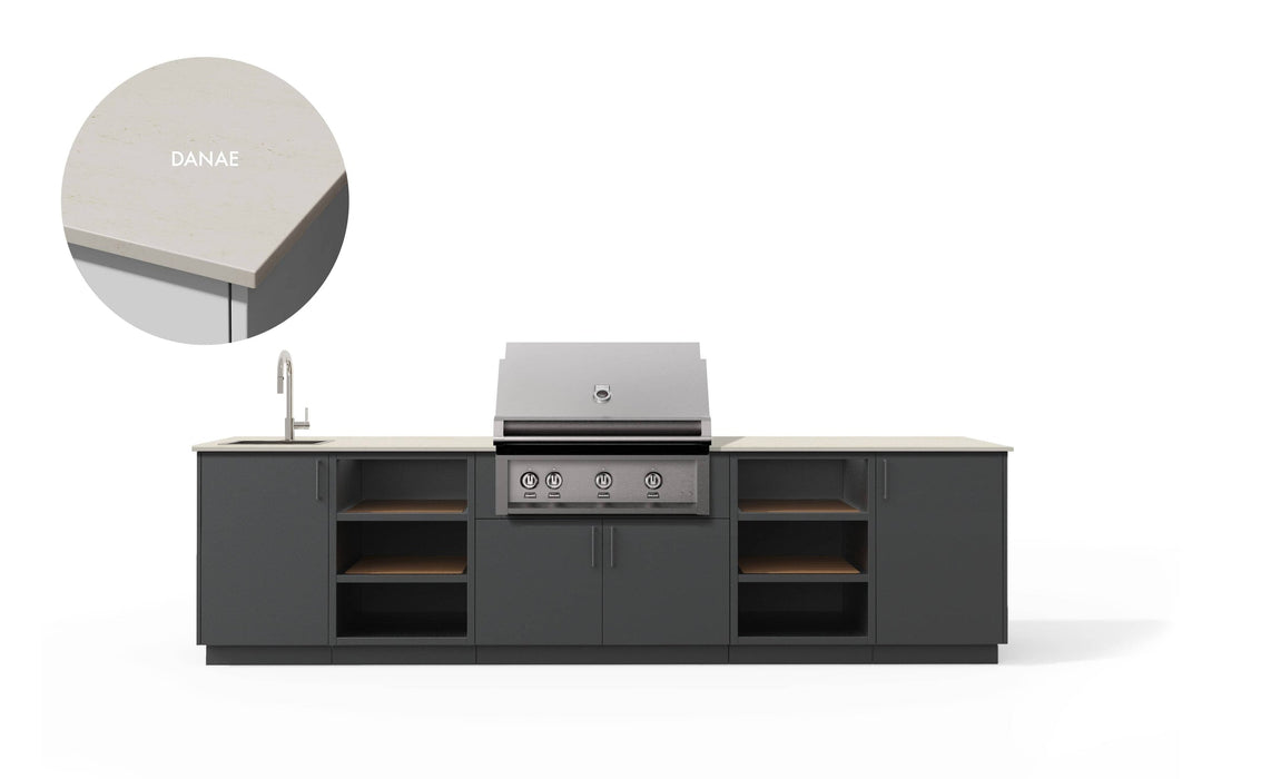 Urban Bonfire Urban Bonfire Twilight 36 Outdoor Kitchen Anthracite / Danae C-TWILIGHT36-AN-DANAE Barbecue Finished - Gas