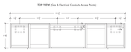 Urban Bonfire Urban Bonfire Twilight 36 Outdoor Kitchen Barbecue Finished - Gas