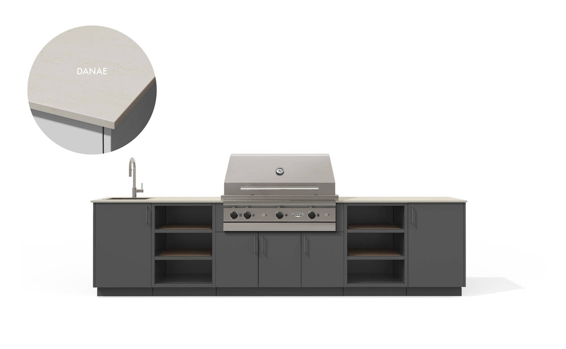 Urban Bonfire Urban Bonfire Twilight 42 Outdoor Kitchen Anthracite / Danae C-TWILIGHT42-AN-DANAE Barbecue Finished - Gas