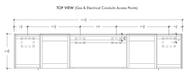 Urban Bonfire Urban Bonfire Twilight 42 Outdoor Kitchen Barbecue Finished - Gas