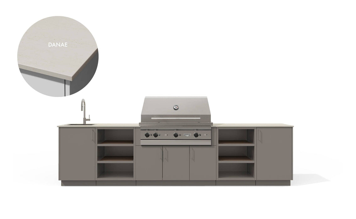 Urban Bonfire Urban Bonfire Twilight 42 Outdoor Kitchen Clay / Danae C-TWILIGHT42-CL-DANAE Barbecue Finished - Gas