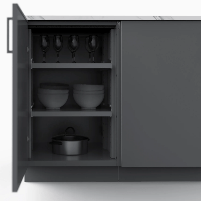 Urban Bonfire Urban Bonfire Utility Cabinets 18" Left Hinge A-BF18-U-LH Barbecue Finished - Gas