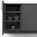 Urban Bonfire Urban Bonfire Utility Cabinets 18" Left Hinge A-BF18-U-LH Barbecue Finished - Gas