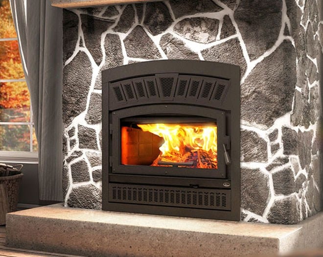 Valcourt Valcourt Lafayette II Wood Fireplace FP10R Fireplace Finished - Wood