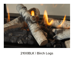 Valor Valor Birch Log Kit (LX1 Pier Series) - 2100BLK 2100BLK Fireplace Accessories