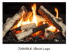 Valor Valor Birch Log Set (739VN / VP) - 739VBLK 739VBLK Fireplace Accessories